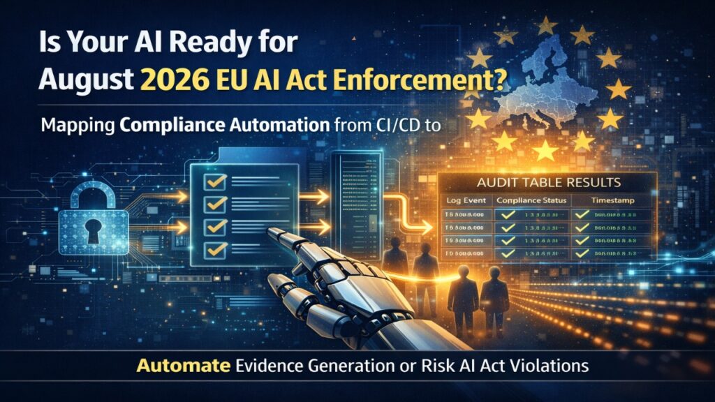 EU AI Act compliance architecture stack 2026 data governance documentation logging monitoring layers