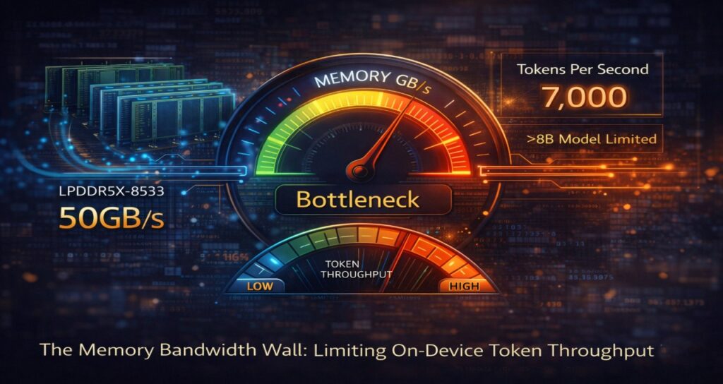 Memory bandwidth bottleneck in 8B AI model gaming laptops 2026