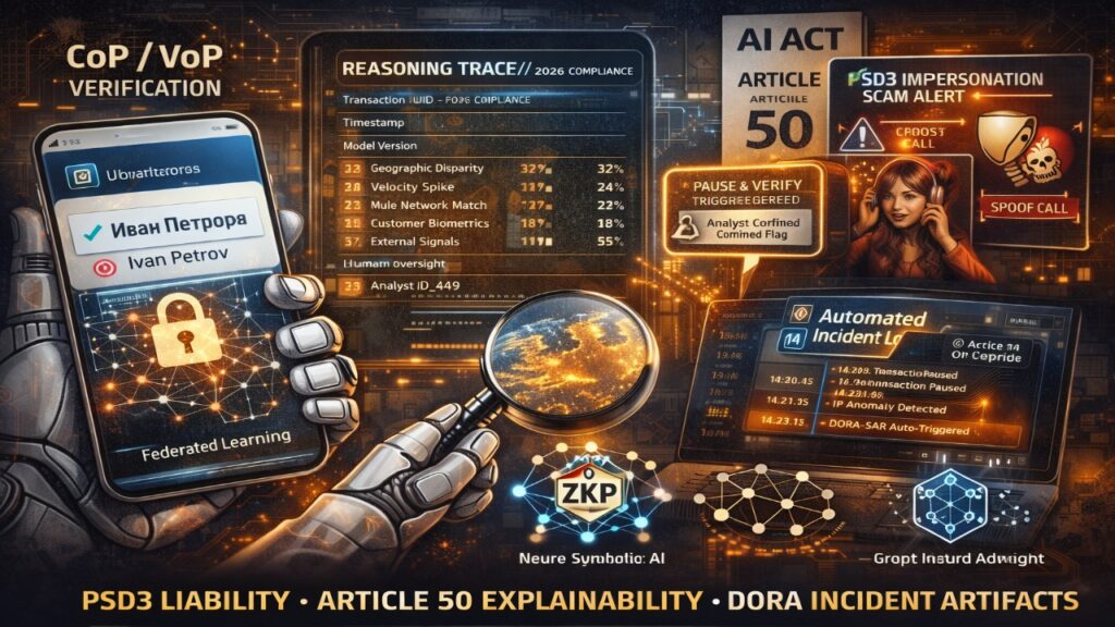 Verification of Payee VoP multilingual AI identity resolution system detecting homoglyph and cross-border fraud risks