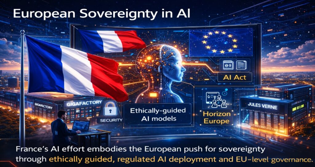 European sovereign AI ecosystem guided by the EU AI Act and France’s AI infrastructure expansion