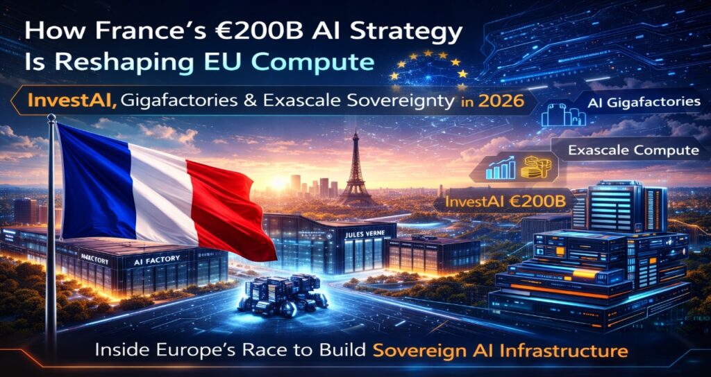 France AI gigafactory and sovereign AI infrastructure powering Europe’s InvestAI strategy in 2026
